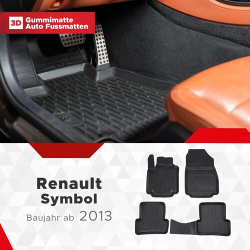 Renault Symbol ab 2013 – Fussmatten 3D