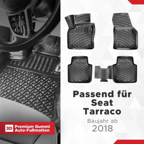 Seat Tarraco ab 2018 – Fussmatten 3D