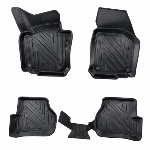 Skoda Octavia III (3. Gen) 2013–2020 – Fussmatten 3D Carbon-Optik