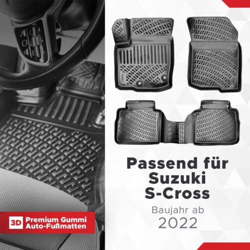 Suzuki S-Cross ab 2022 – Fussmatten 3D