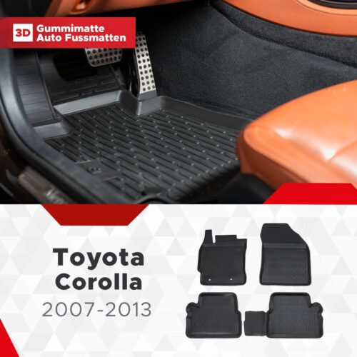 Toyota Corolla 2007–2013 – Fussmatten 3D
