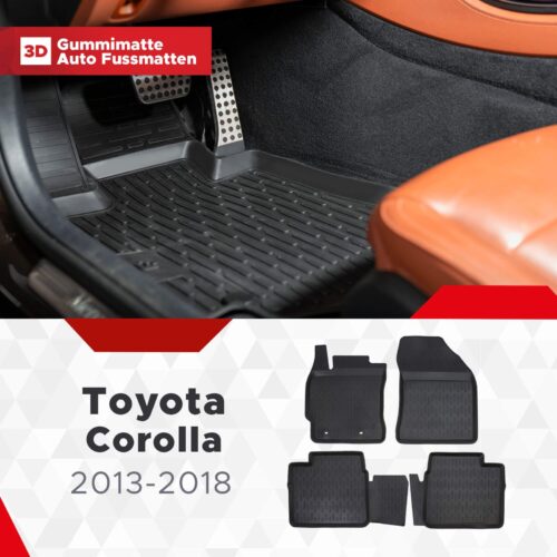 Toyota Corolla 2013–2018 – Fussmatten 3D
