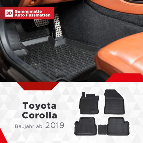 Toyota Corolla ab 2018 – Fussmatten 3D