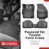 Toyota Yaris Cross ab 2020 – Fussmatten 3D