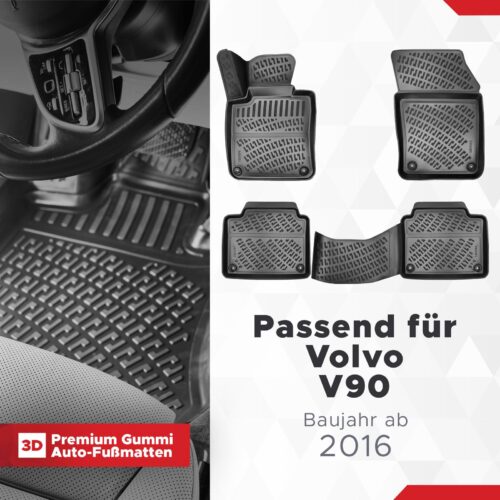 Volvo V90 ab 2016 – Fussmatten 3D