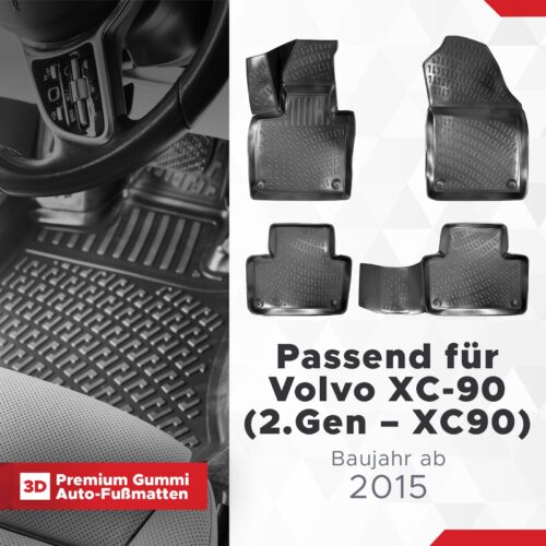 Volvo XC90 (2. Gen - XC90) ab 2015 – Fussmatten 3D