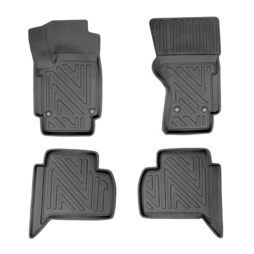 VW Amarok I (1. Gen) 2010–2022 – Fussmatten 3D Carbon-Optik