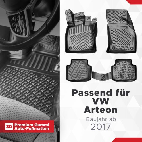 VW Arteon ab 2017 – Fussmatten 3D