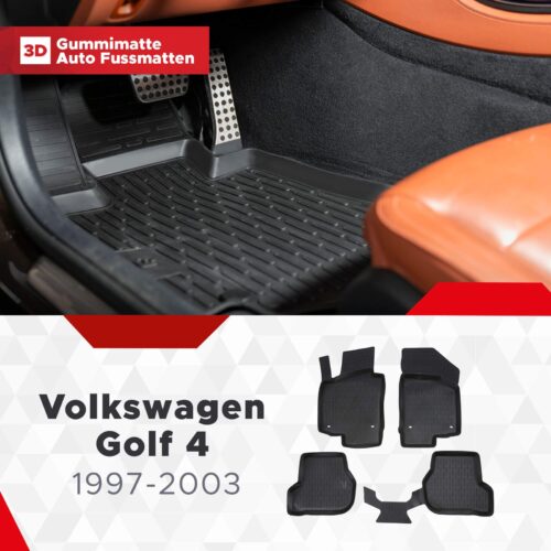 VW Golf 4 1997–2003 – Fussmatten 3D