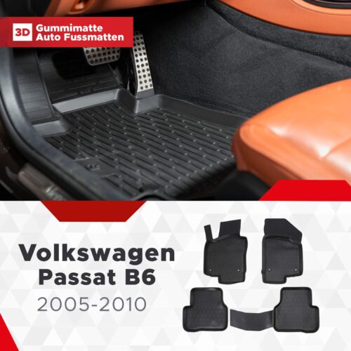 VW Passat B6 2005–2010 – Fussmatten 3D