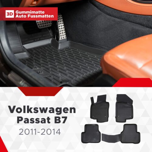VW Passat B7 2011–2014 – Fussmatten 3D