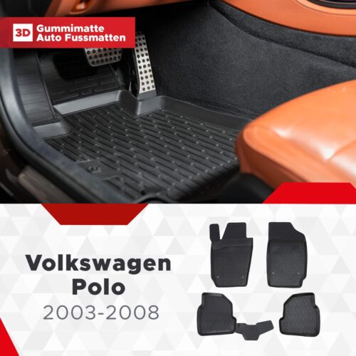 VW Polo 2002–2009 – Fussmatten 3D