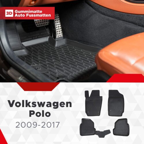 VW Polo 2009–2017 – Fussmatten 3D