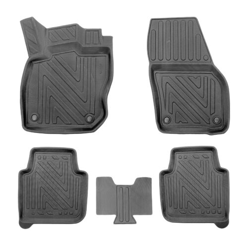 VW Tayron ab 2024 – Fussmatten 3D Carbon-Optik