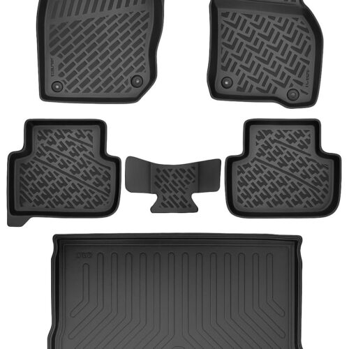VW Tiguan (3. Gen) ab 2024 – Fussmatten- und Kofferraumset 3D
