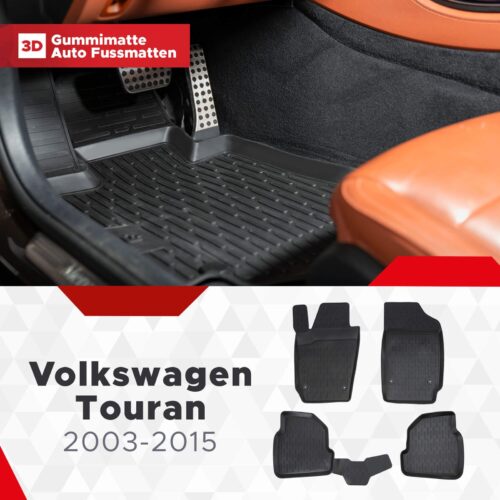 VW Touran (1. Gen) 2003–2015 – Fussmatten 3D